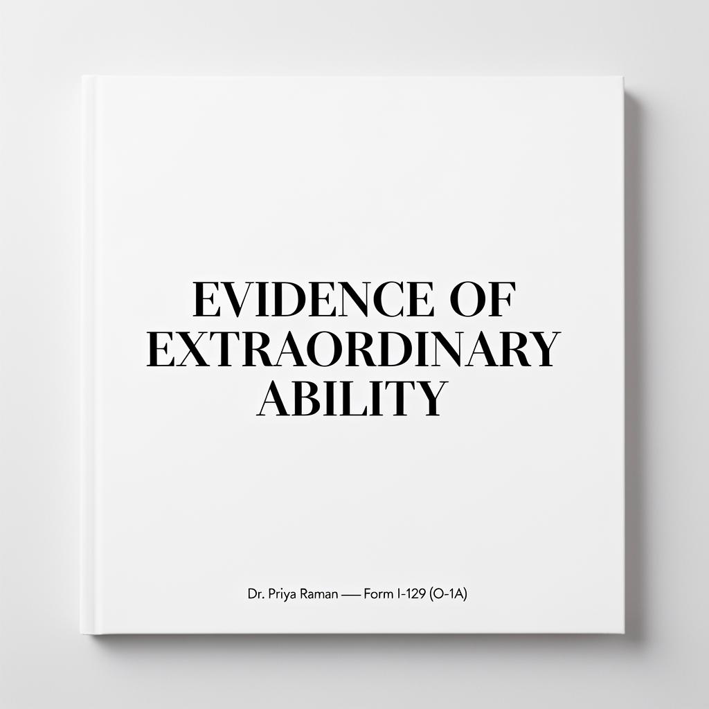 Monograph template cover